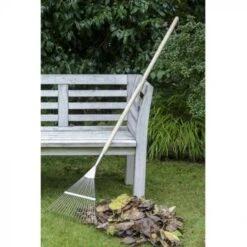 Burgon & Ball Stainless Lawn Rake -Garden Care Shop 341462 bb lawn rake2