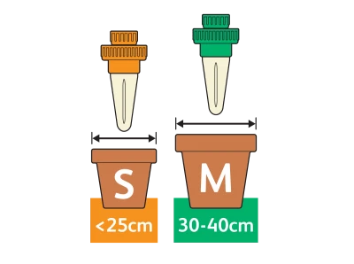 Hozelock Aquasolo 3 Cones + 1 FOC (Orange-pots Up To 10") 5 Hozelock Aquasolo 3 Cones + 1 FOC (Orange-pots Up To 10") - Image 3