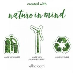 Elho Nordman 39cm Green/Anthracite Tree Stand -Garden Care Shop elho made from recycled plastic