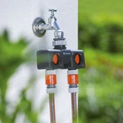 Gardena Twin Tap Connecter -Garden Care Shop gardena twin tap connector 3