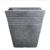 Stewart Garden 40cm Square Piazza - Alpine Grey 1 Stewart Garden 40cm Square Piazza - Alpine Grey -Garden Care Shop piazza grey 1
