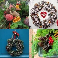 Pine Cones - Pack Of 4 -Garden Care Shop pine cone wreaths