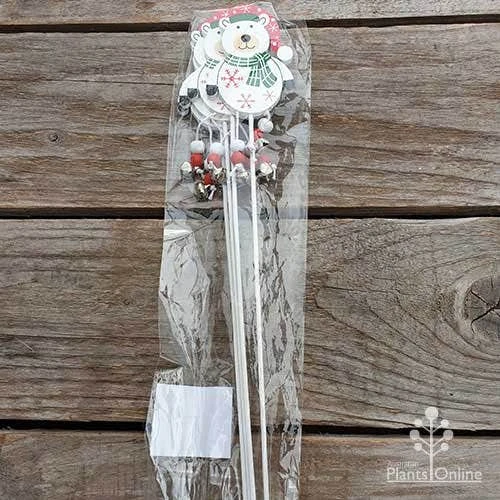 Wooden Polar Bear Picks - Pack Of 4 3 Wooden Polar Bear Picks - Pack Of 4