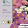 Aster Alpine Mix - Seed -Garden Care Shop rhs alpine aster