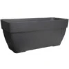 Elho Vibia Campana Terrace Trough 80cm - Anthracite -Garden Care Shop vibia trough anthracite