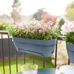 Elho Vibia Campana Trough Allin1 50cm Vintage Blue 13 Elho Vibia Campana Trough Allin1 50cm Vintage Blue -Garden Care Shop vintage blue square