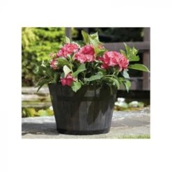 Tom Chambers Whiskey Barrel Planter Medium